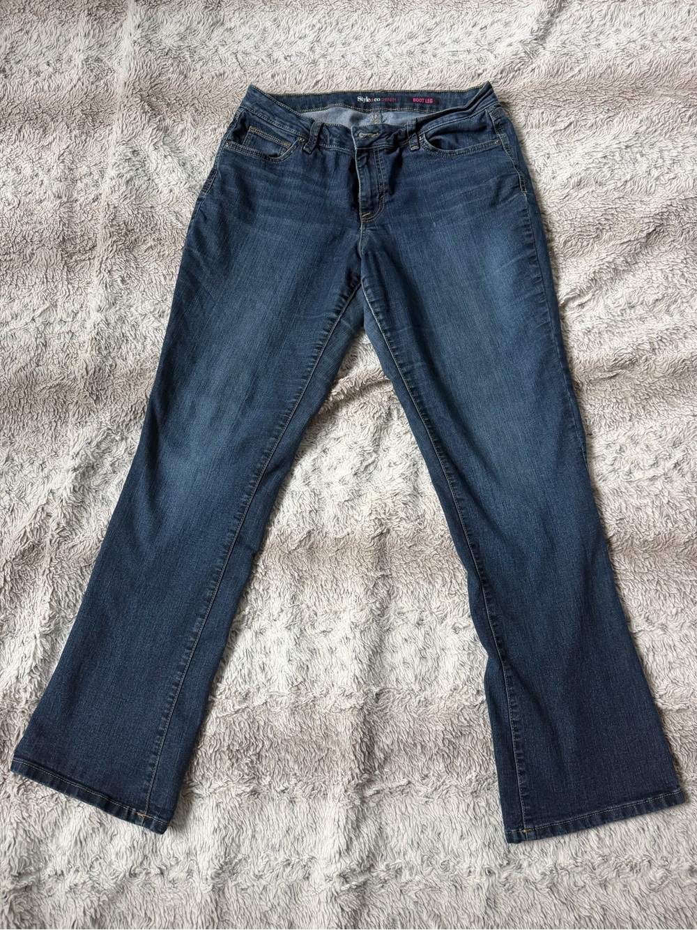 Style & Co. Dark Blue Flare Jeans